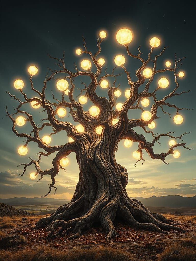 Ancient Tree of Life in Ethereal Glory