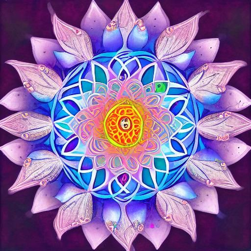 Heart Chakra Inspired Floating Flower