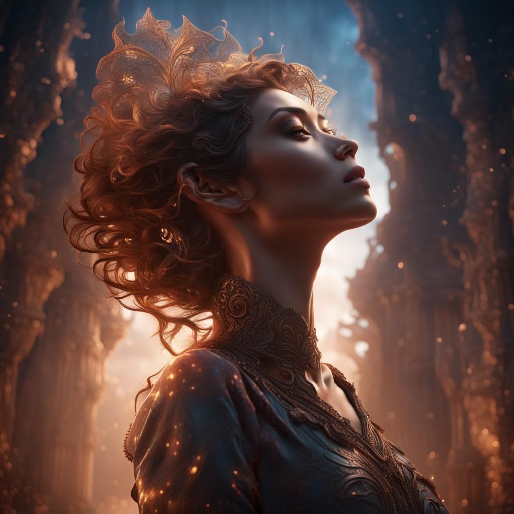 Halley the Girl in the Comet