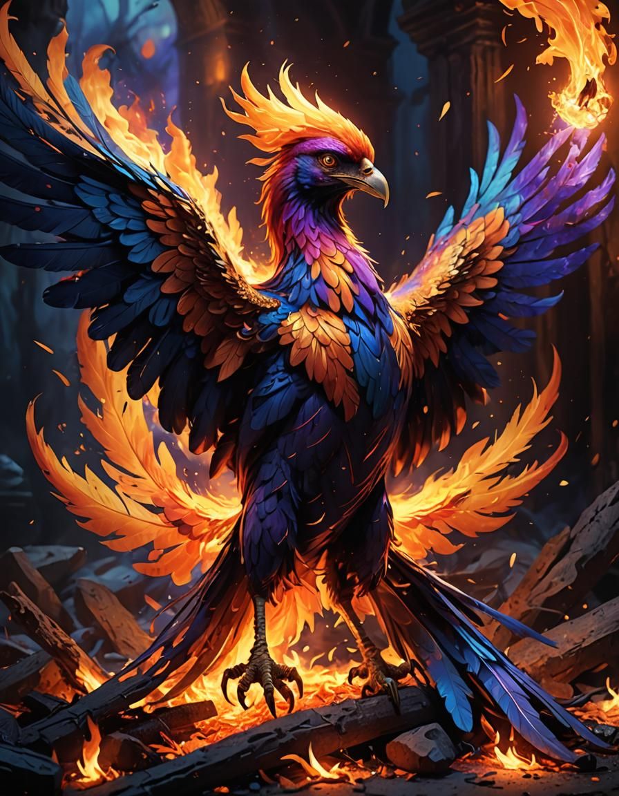 FLAME PHEONIX ARISE FROM ASHES II