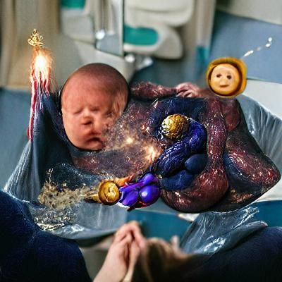Birth of Universe: A Conceptual AI Image