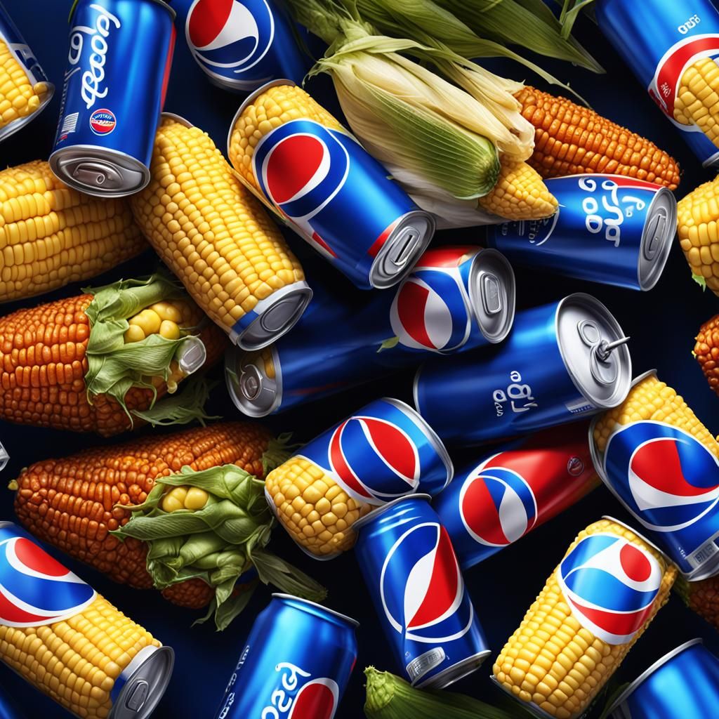 Pepsi and Corn: Fantastical Digital Art