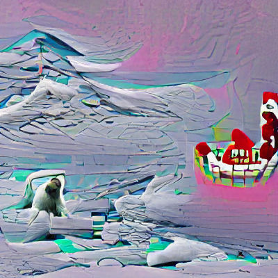 Barren Arctic Landscape at the North Pole