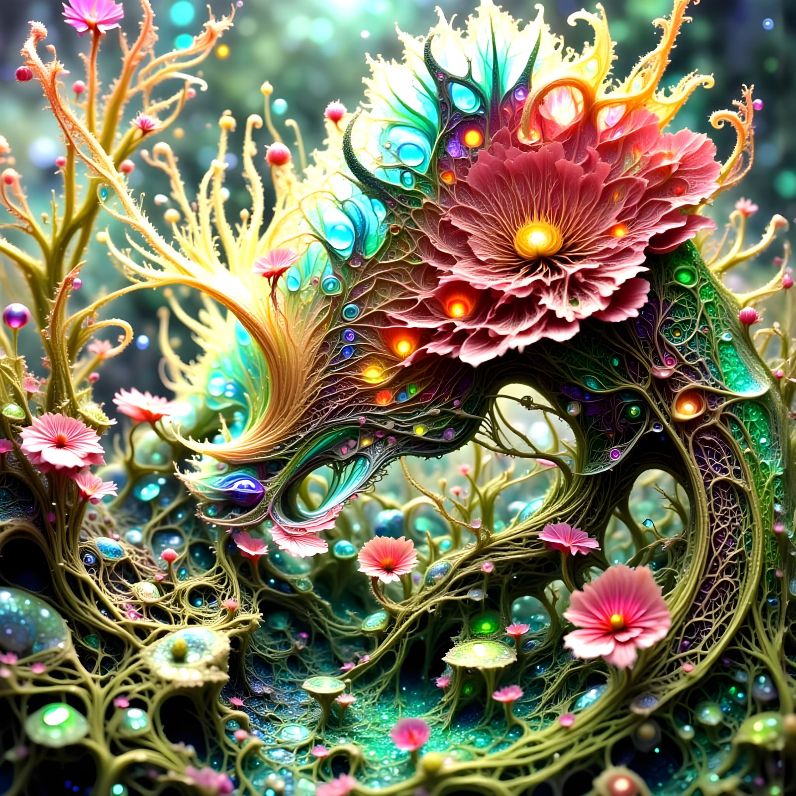 Human-Headed Lizard Beast Golem on Pinnacle