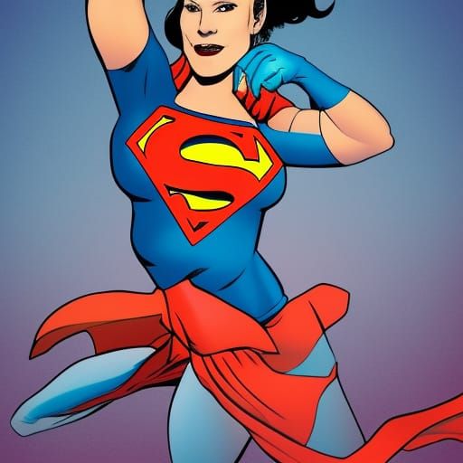 AI Generated Superheroine