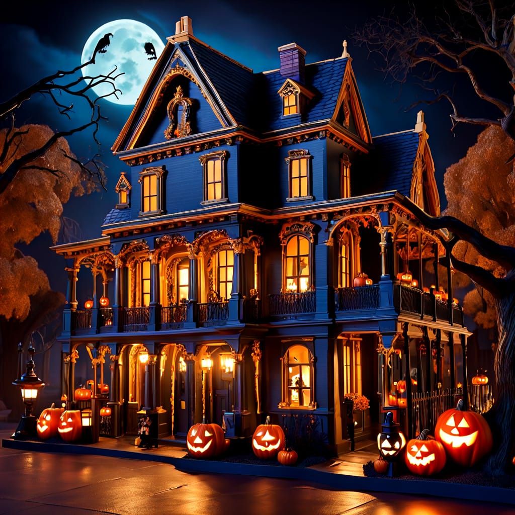 Spooky Halloween Decoration Shop Extravaganza