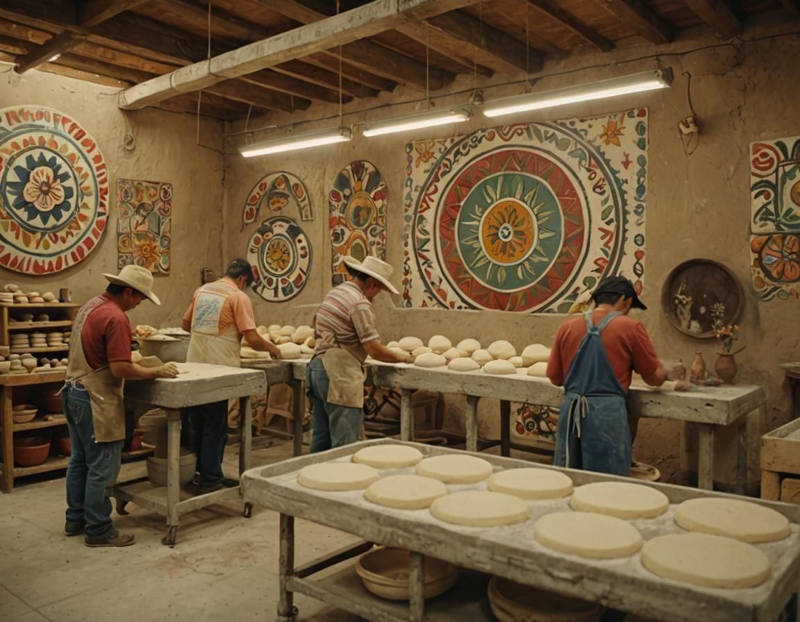 Mexican Tortilleria in Nogales Sonora