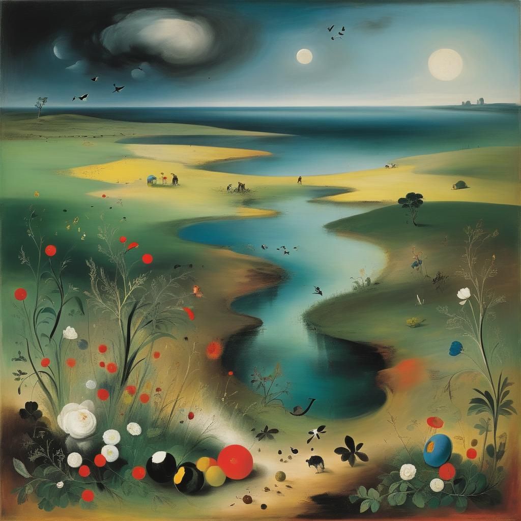 Surreal Seascape Inspired by Romantic Art