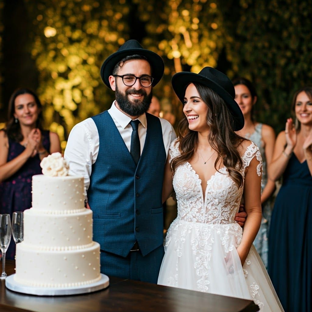 Italian Geologists Celebrate Wedding Day with Joyful Bokeh