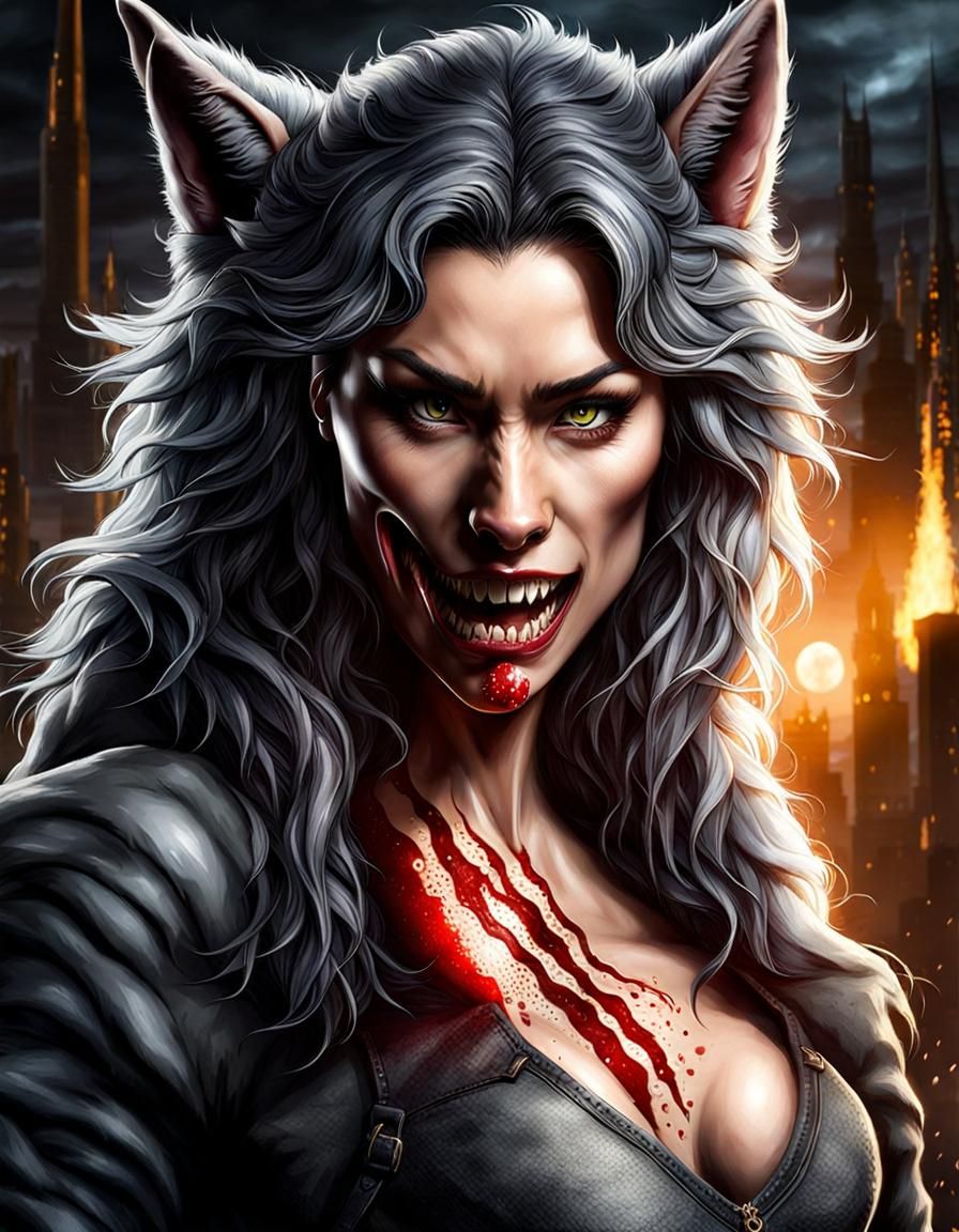 female werewolf