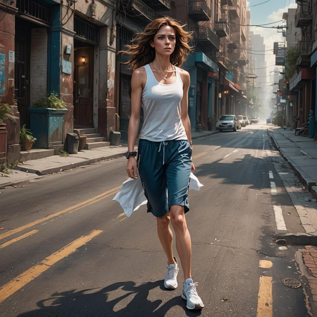 Lisa in Mystical City: Fantasy Concept Art