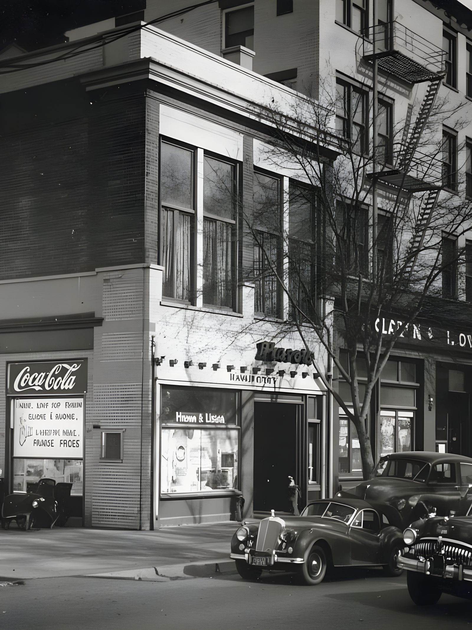 Vintage Postcard of Chicago Hotel in Dangerous Area