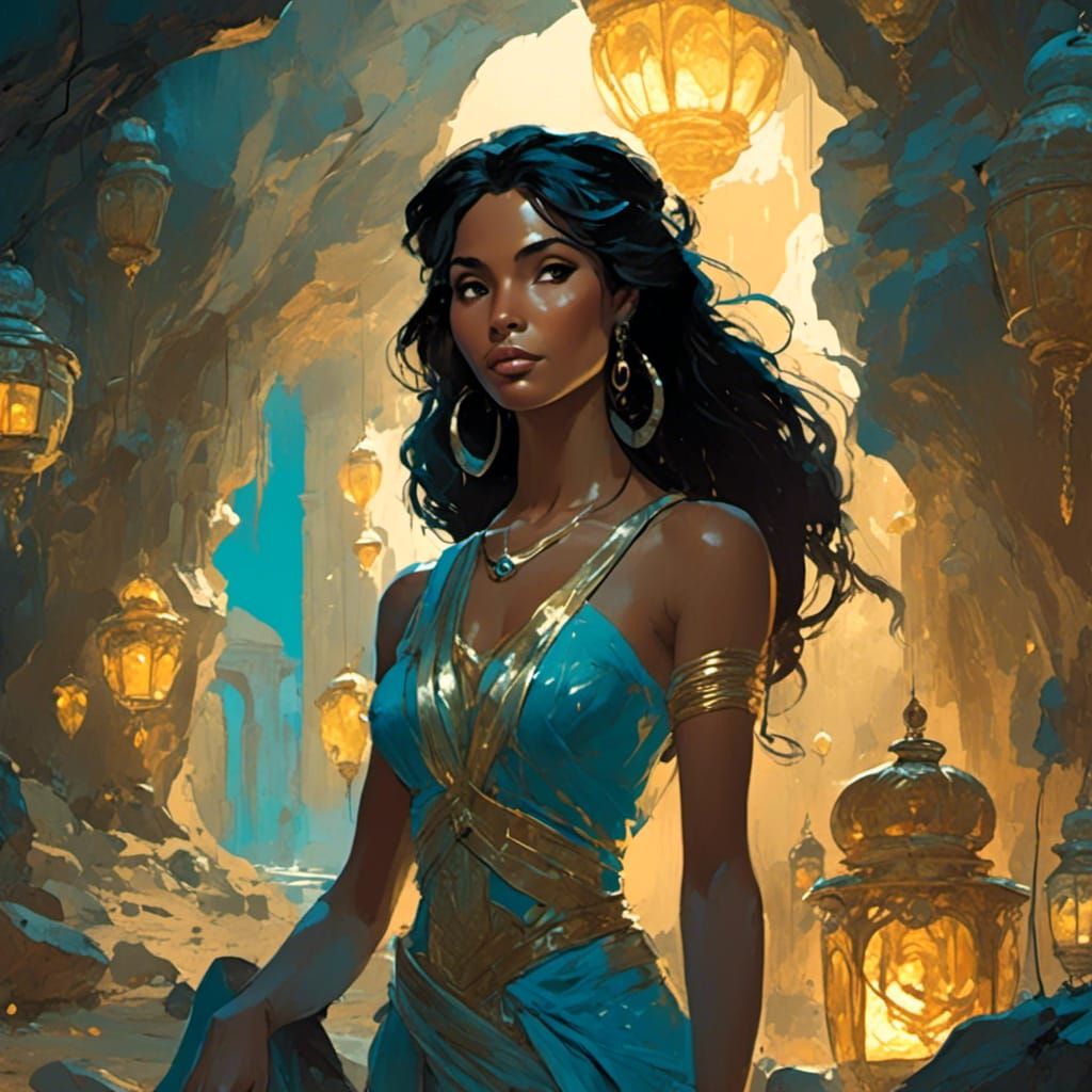 Princess Jasmine in Cave of Wonders