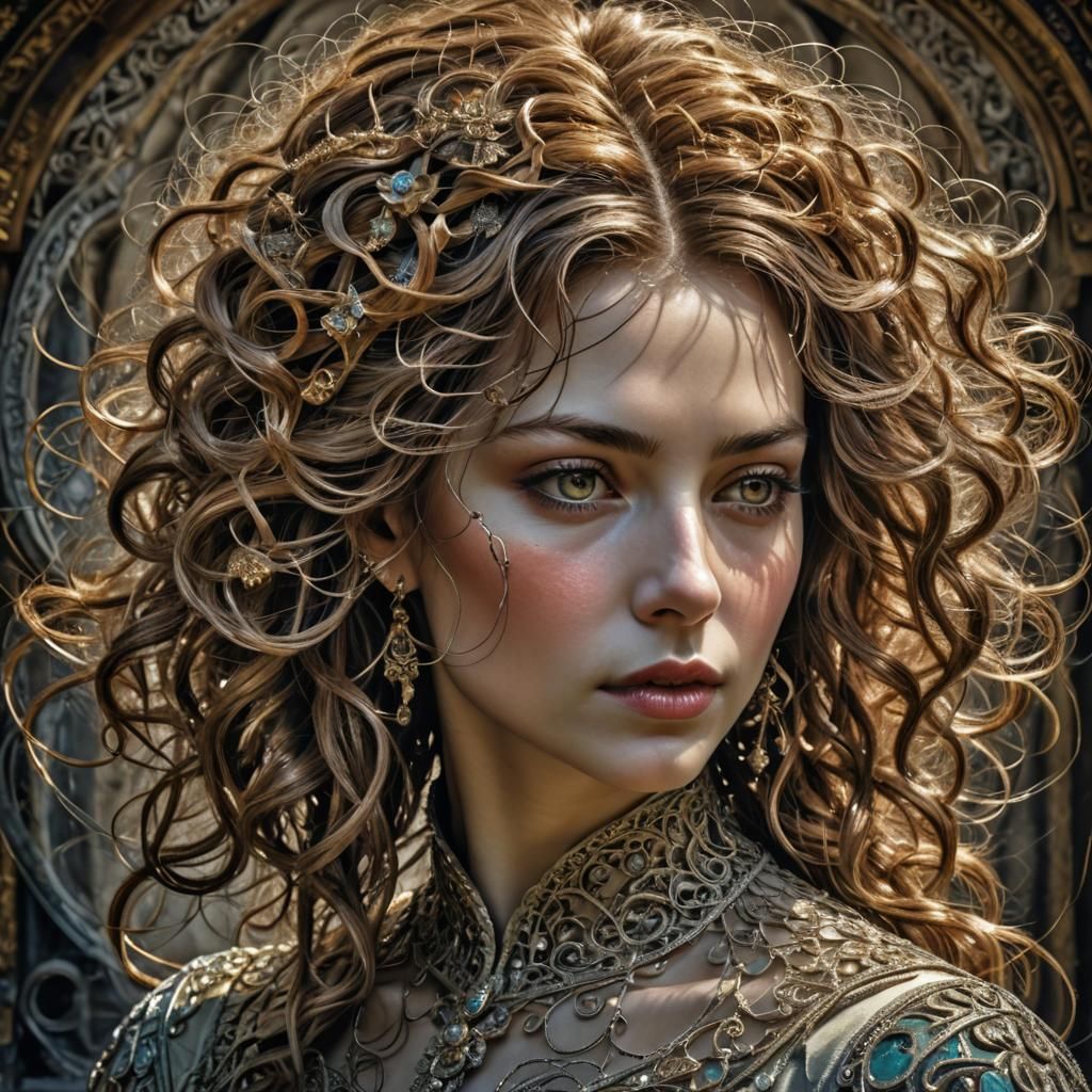 Evocative Photo of Woman With Velvety, Luminous Hair