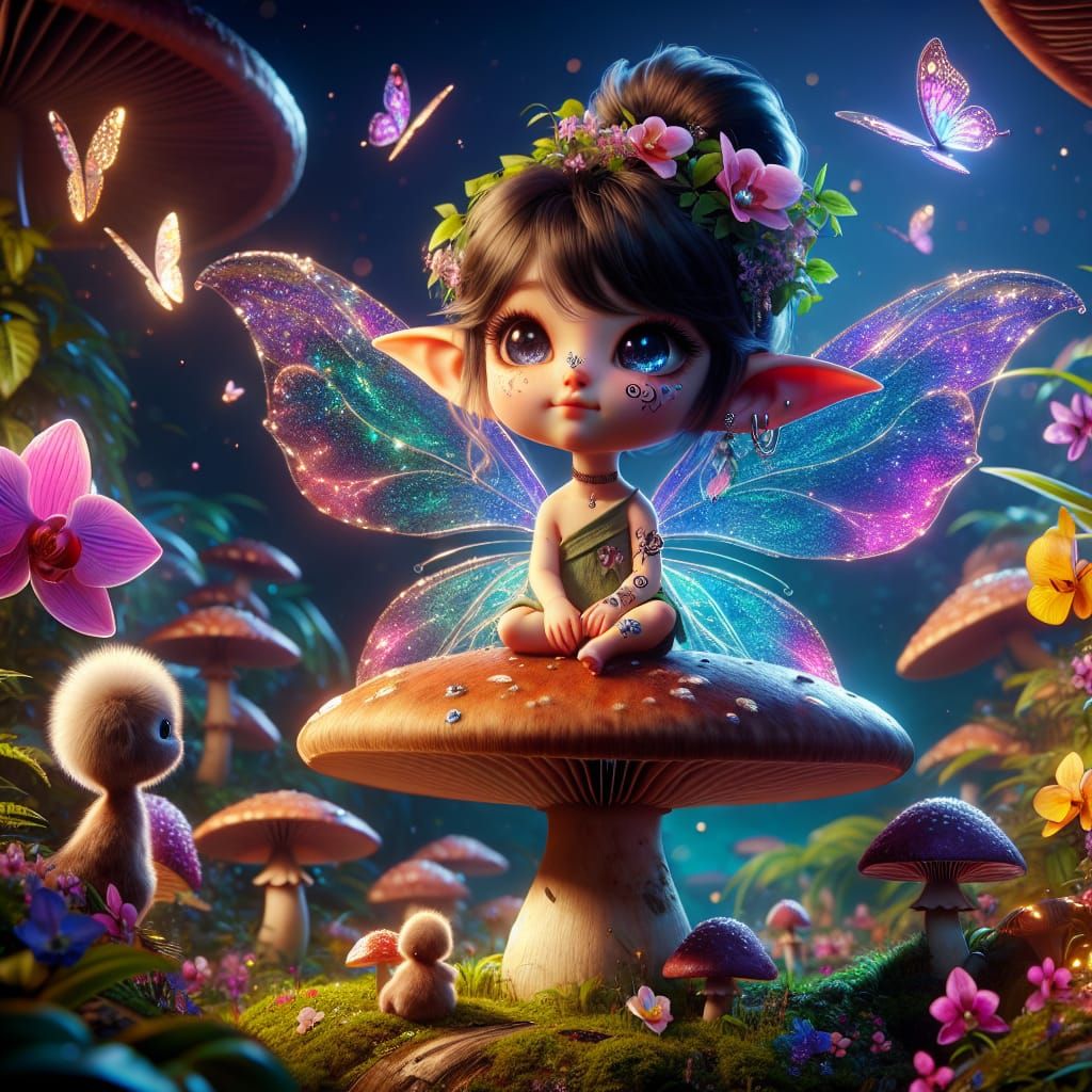 Patiently waiting for her Tatturn