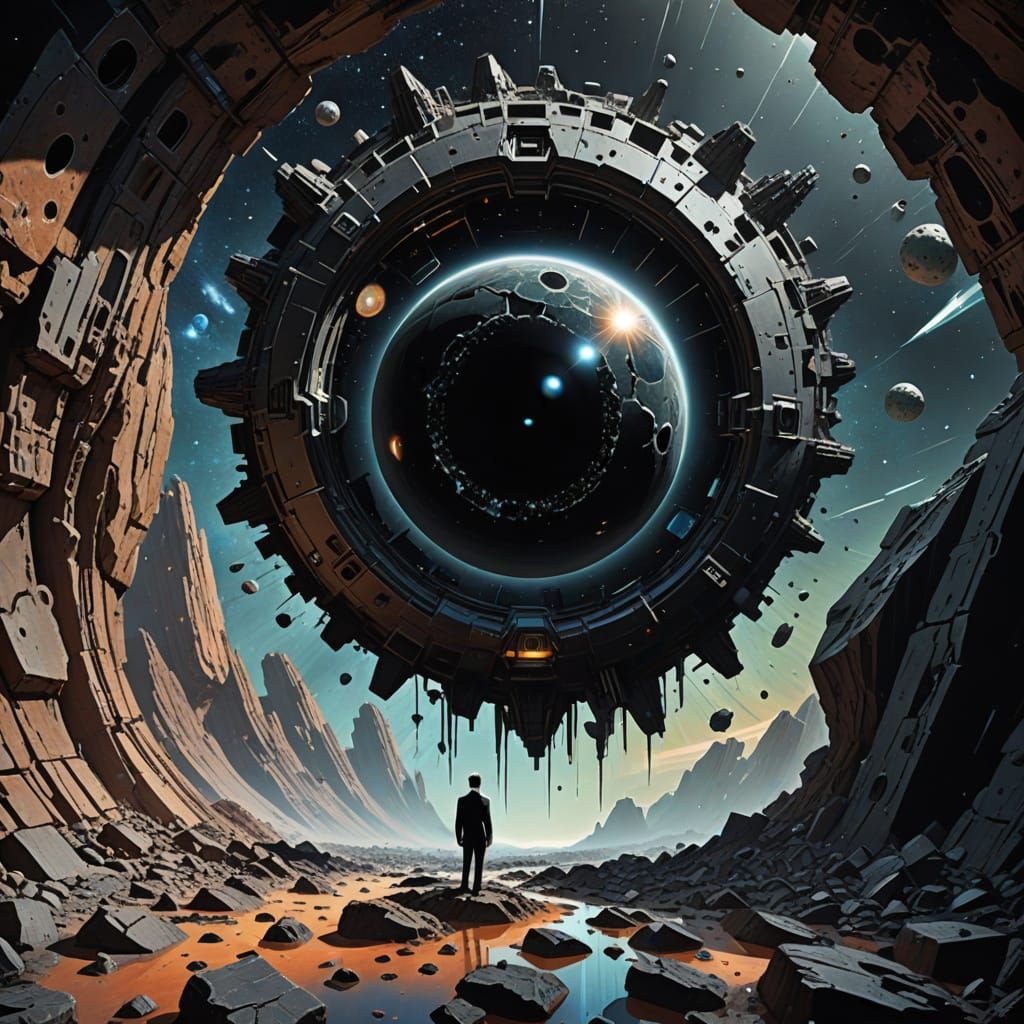 Men in Black Agent in Shattered Asteroid