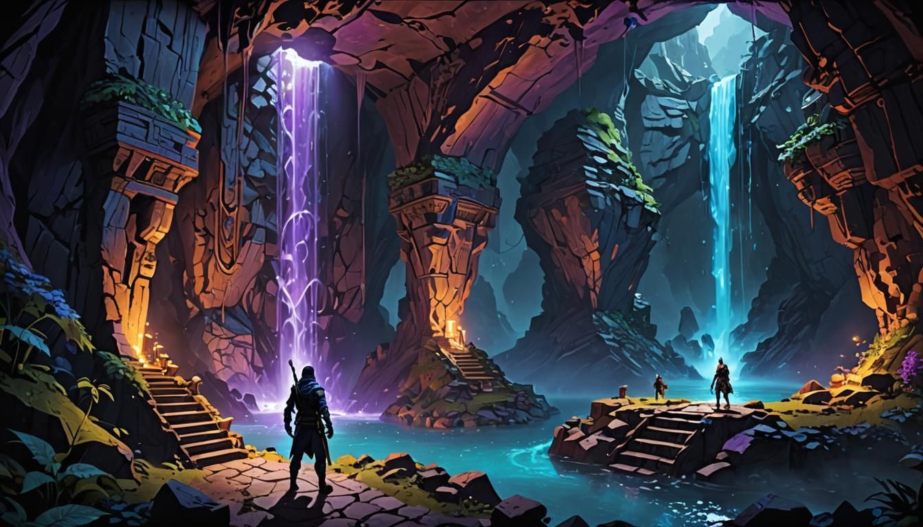 Hero's Journey: Amulet of Destiny in Sci-Fi Cave