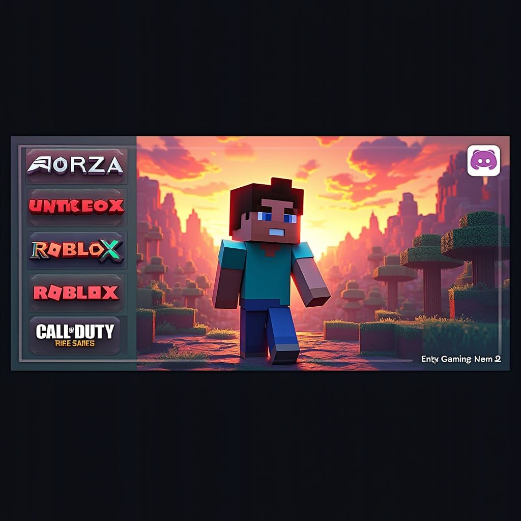 Epic Gaming YouTube Banner in Bold Digital Art Style