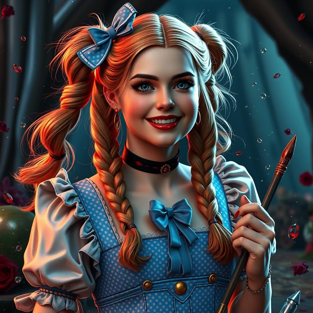 Harley Quinn as Enchanted Dorothy from the Wizard of Oz