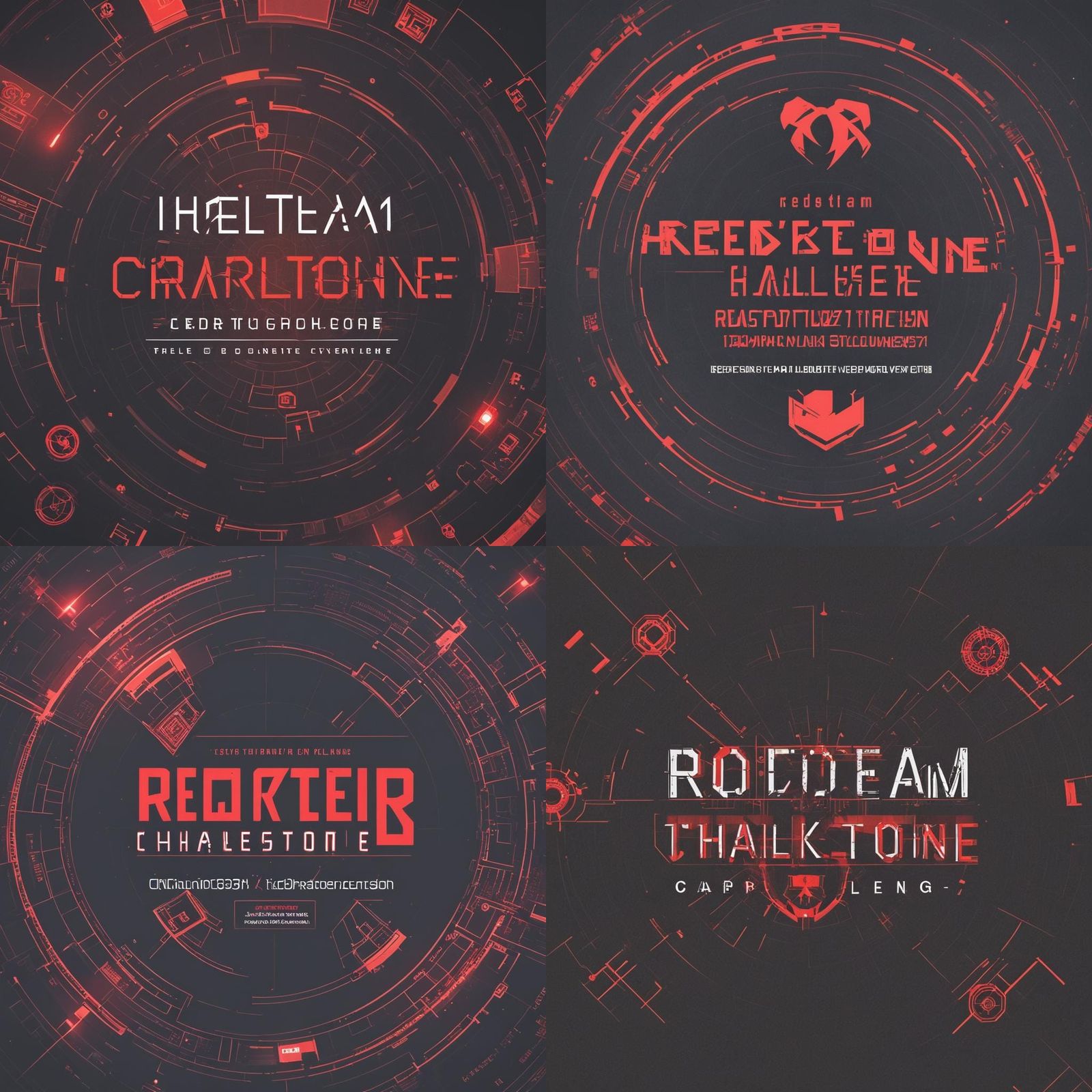 Hacker-Themed Banner with Cybersecurity Icons