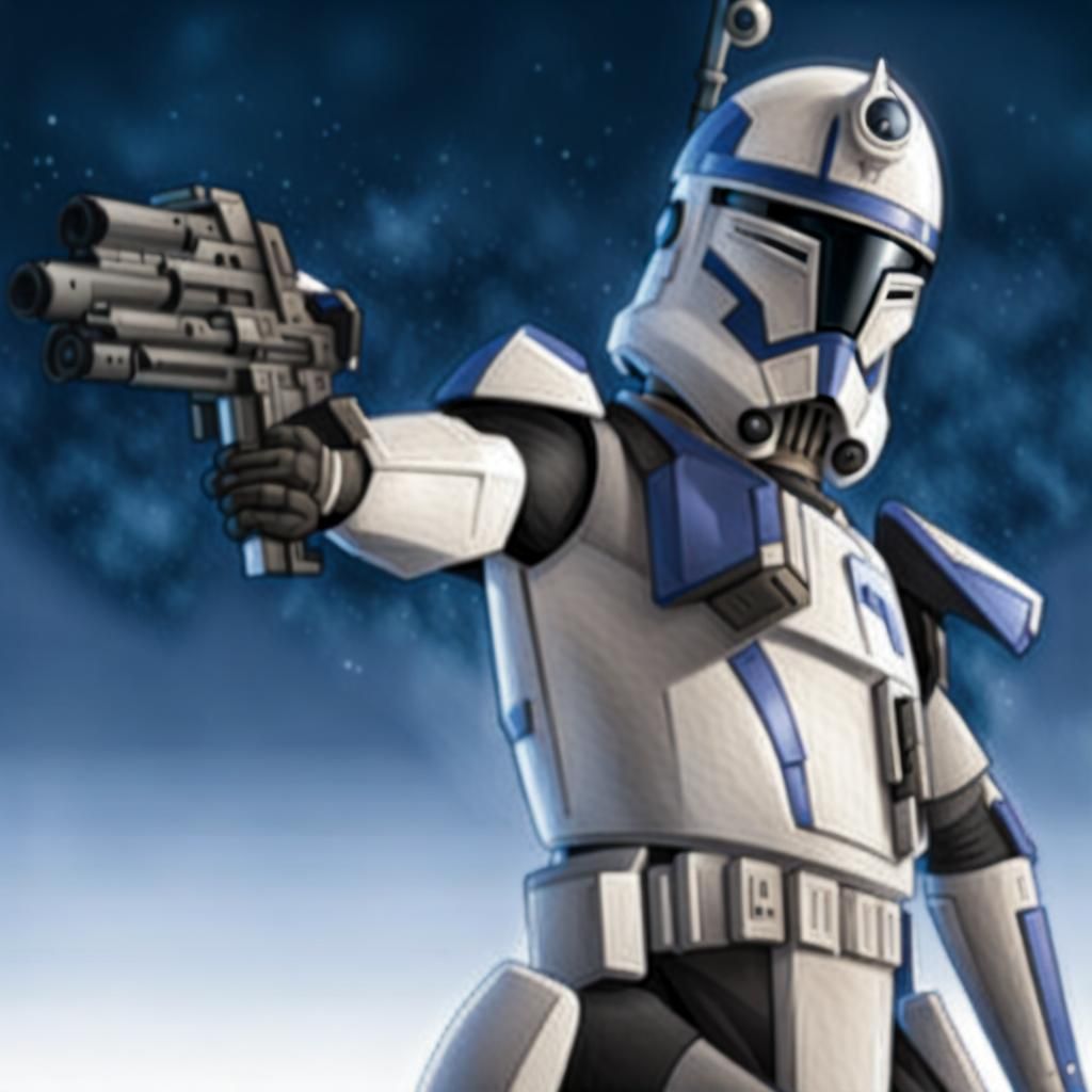 Futuristic Soldier in Advanced Armor