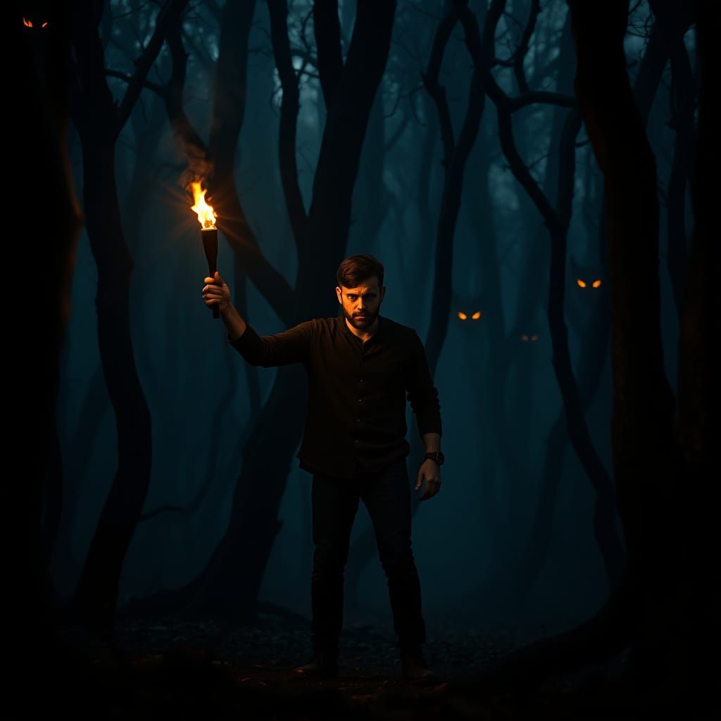 Ethereal Tension in Dark Forest as Demons Loom