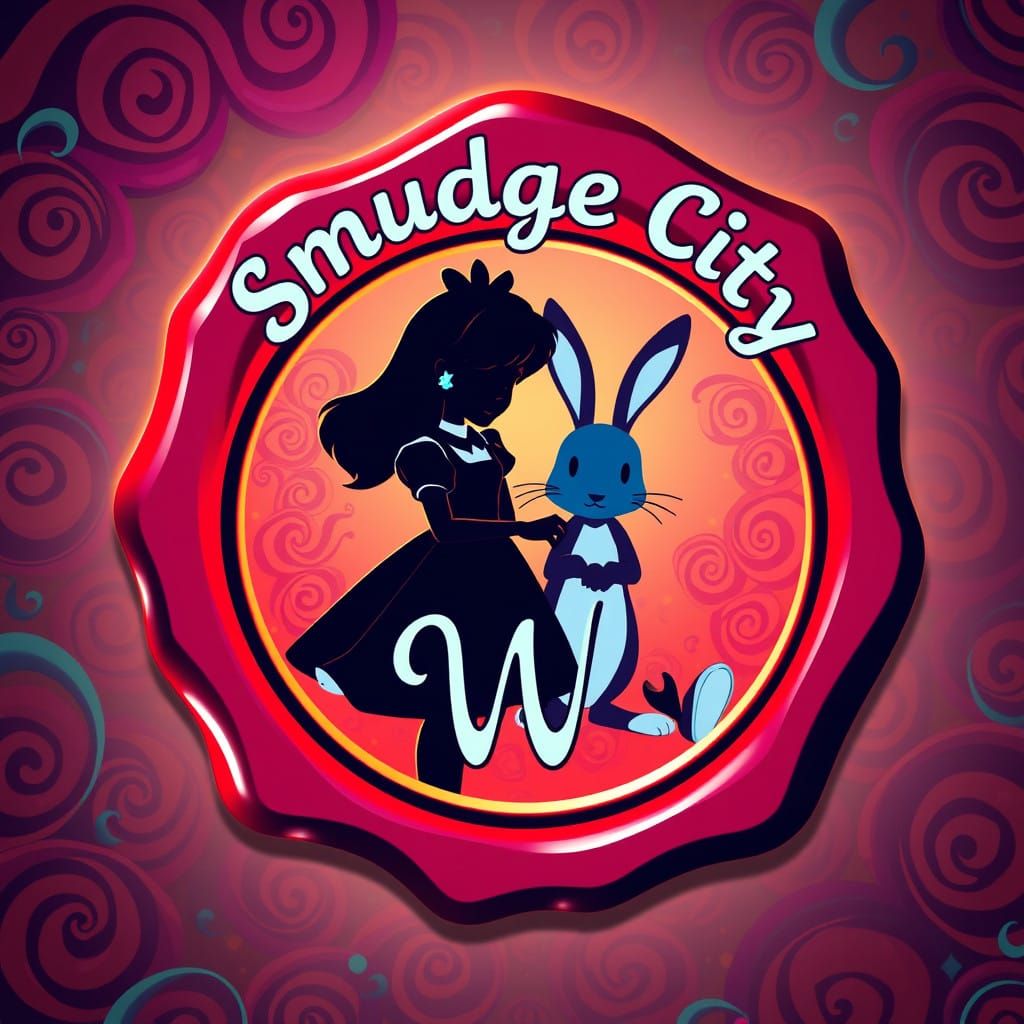 Wonderland Whimsy in a Vibrant Wax Seal