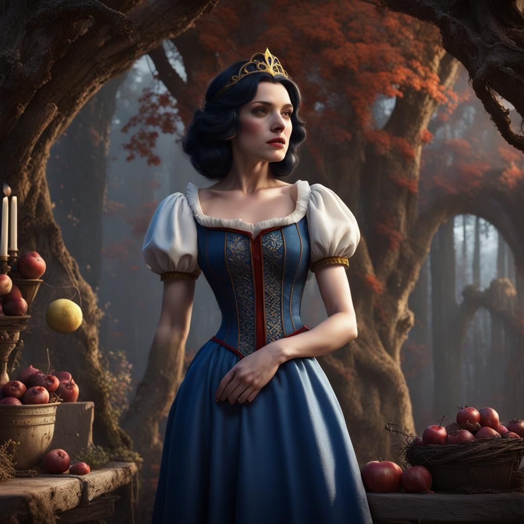 Brett Cooper as Snow White: Detailed Fantasy Art