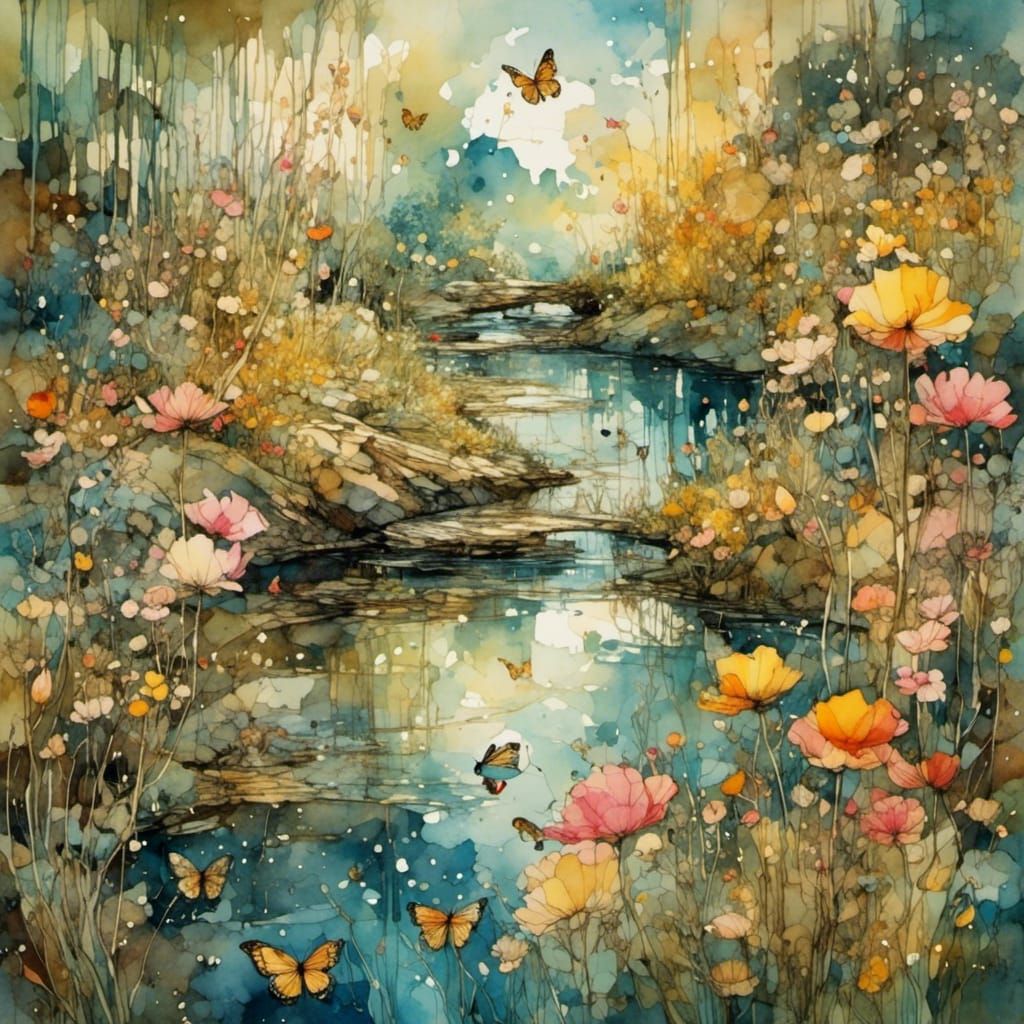 Butterfly of happiness