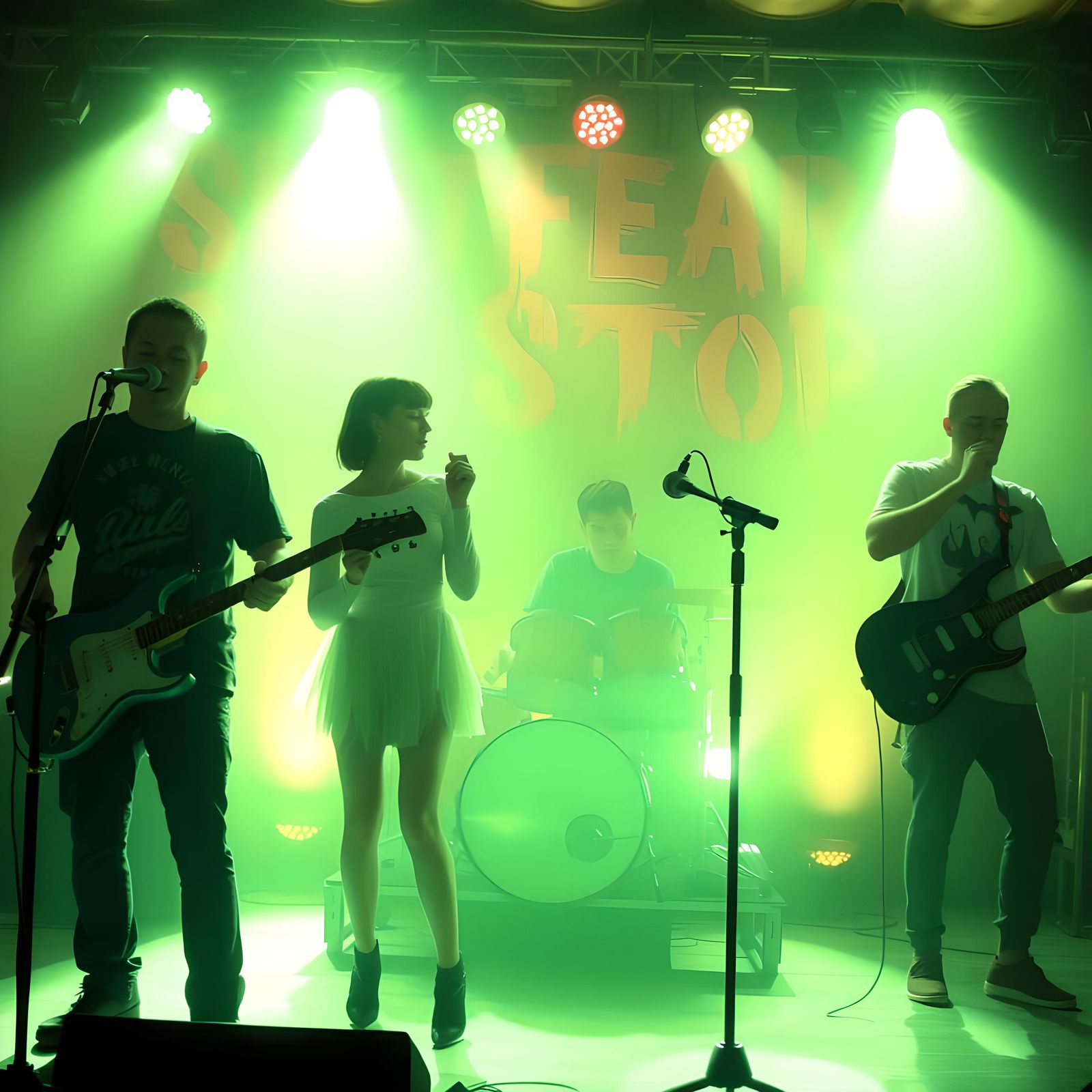 Family Band Plays Concert in Silent Hill