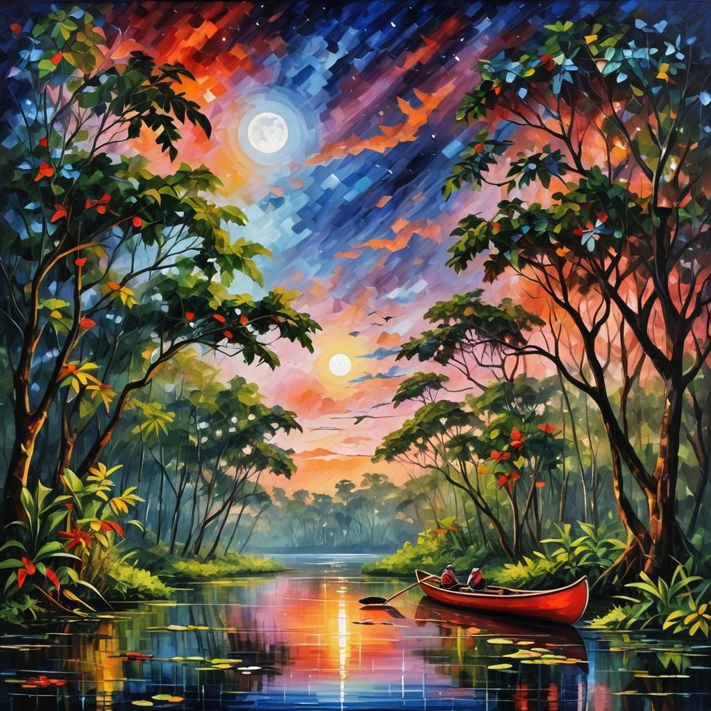 scantuary in Caroni swamp