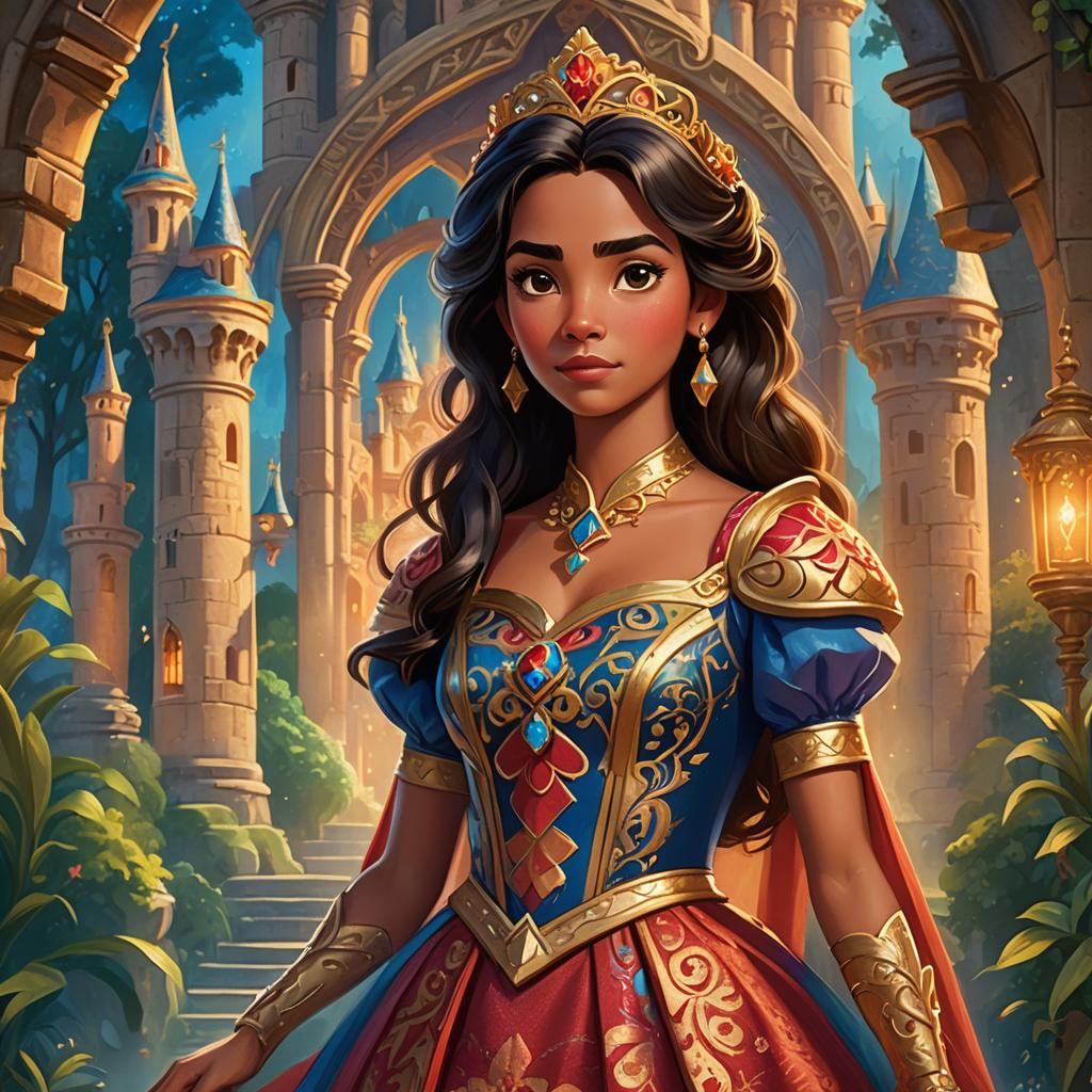 Elena of Avalor Portrait in Fantasy Realism