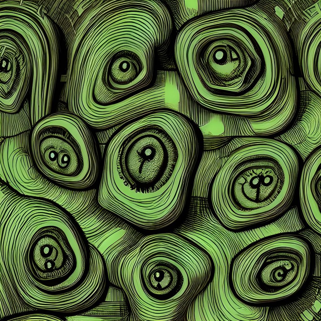 Surreal Sci-Fi Landscape in Contemporary Art Style