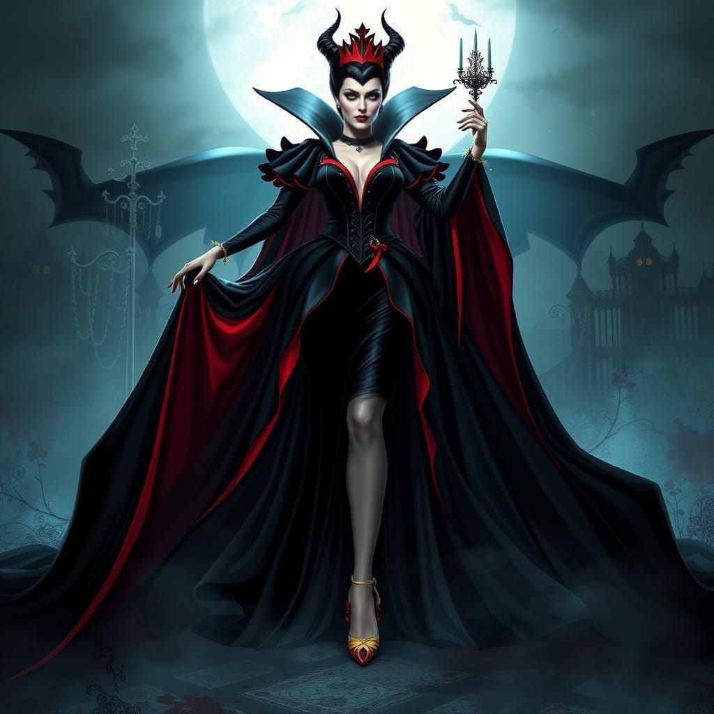 The Evil Queen: A Dark Disney Portrait