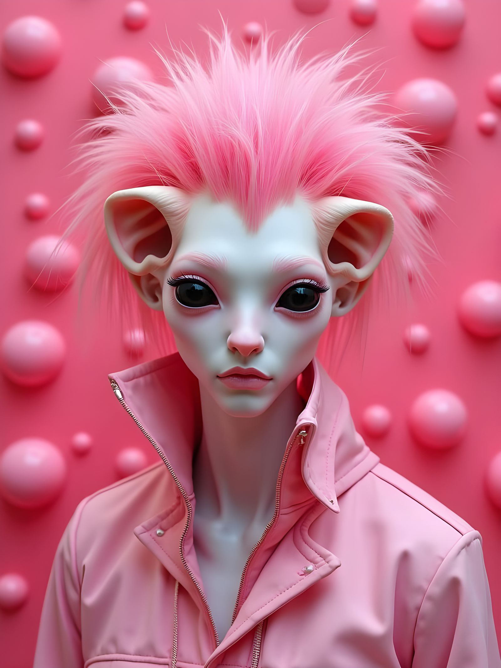 'Aliens of the Rainbow' Fashion Series: Pink