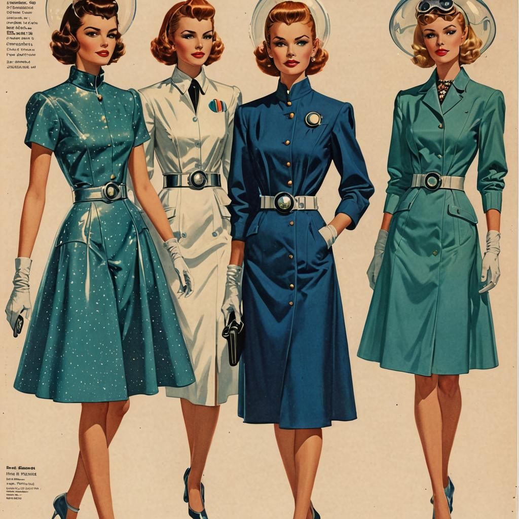 Futuristic Galactic Retro Sci-Fi Design