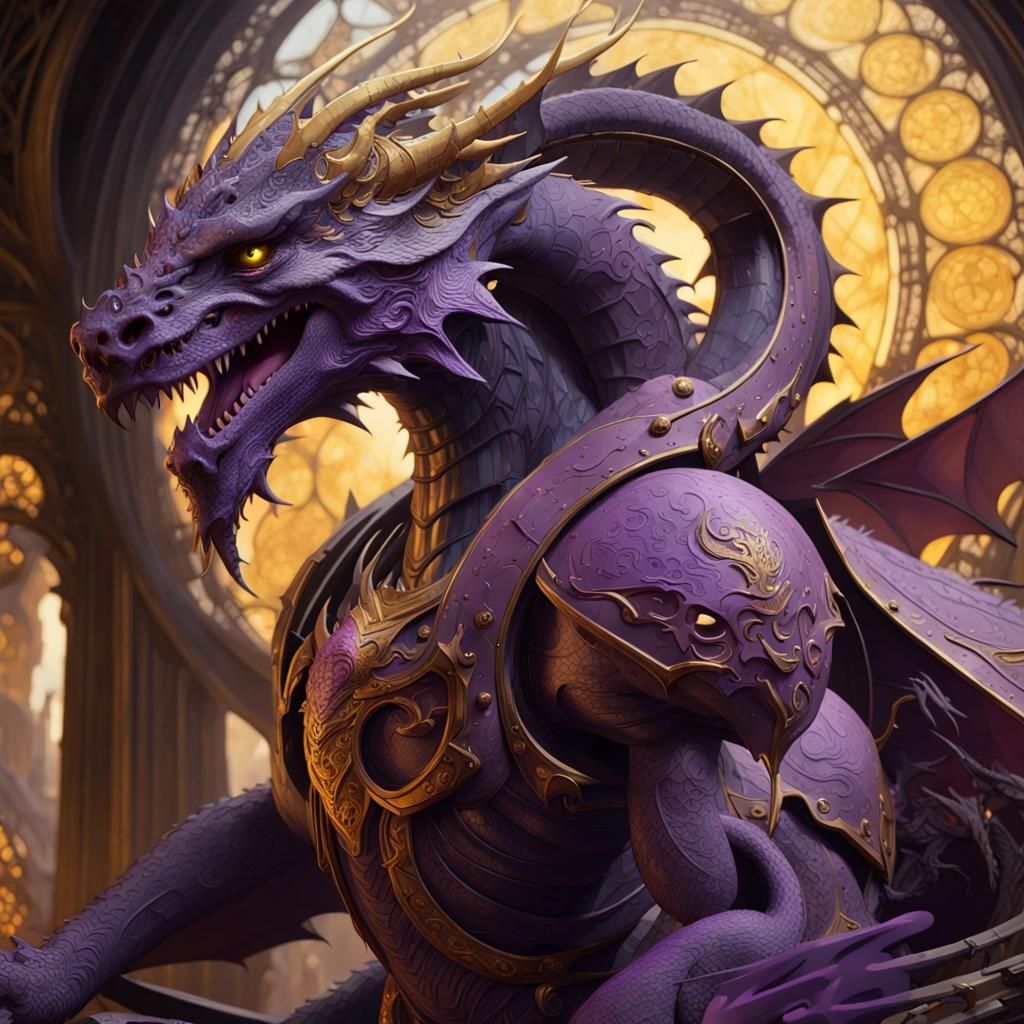 Fantasy Dragon Concept Art in 8K Resolution
