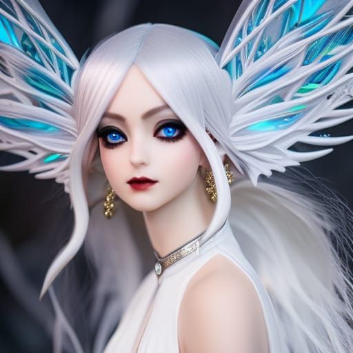 Electric Gothic Fairy Anime Concept Art