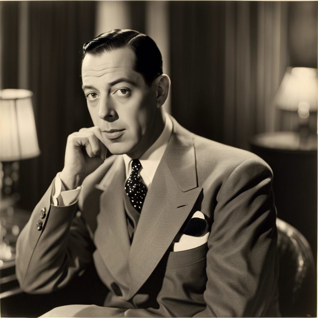 Vintage Portrait in 1930s Style