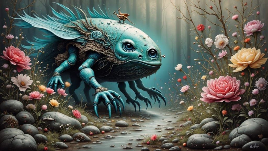 Cozy Pastel Teatime with a Serendipitous Kitty