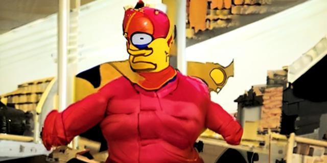 Homer Simpson as Unlikely Superhero