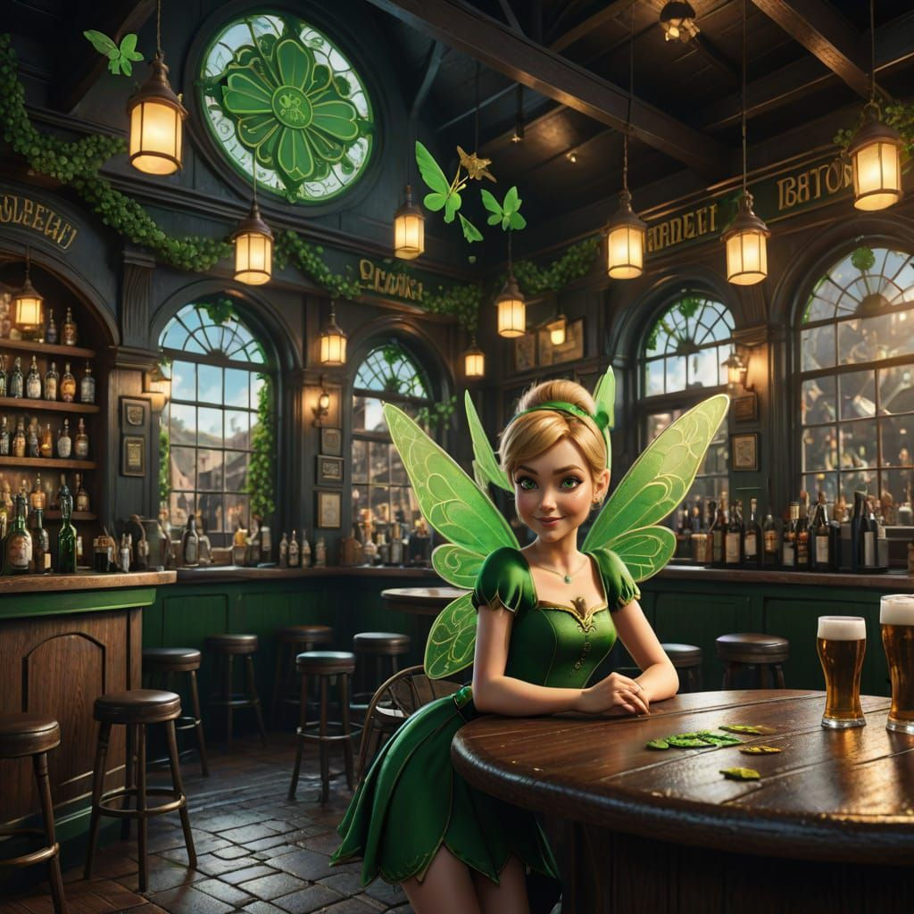 Tinker Bell in Emerald Enchantment