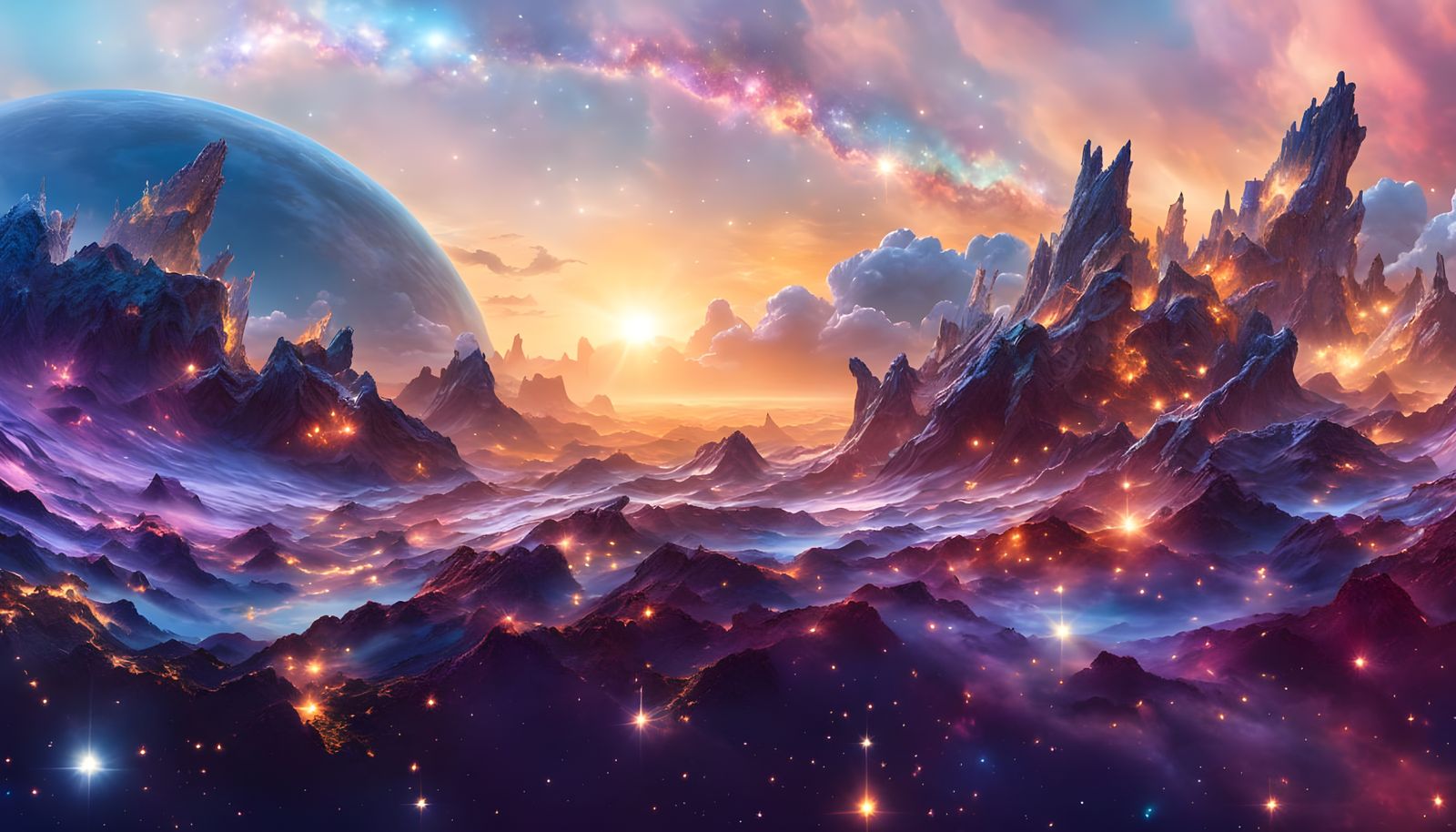 Dazzling Cosmos at Dawn