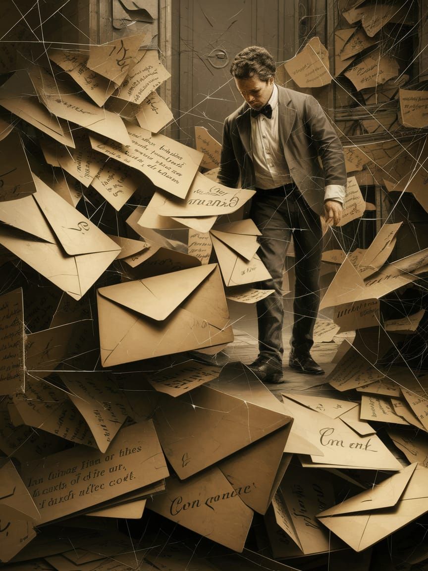 Shattered Letters: A Gothic Steampunk Vision of Rejection