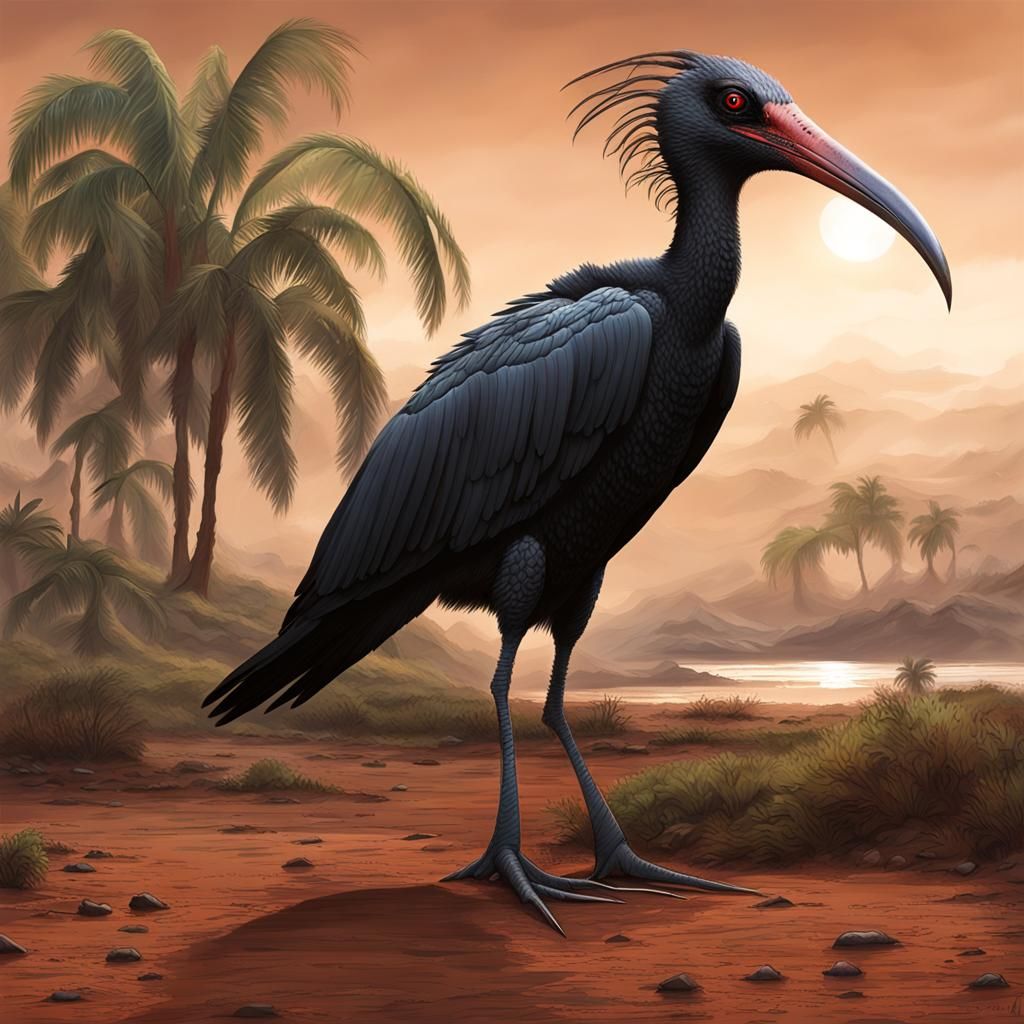 Exoplanet with Alien Lifeforms: Xenobiology Concept Art