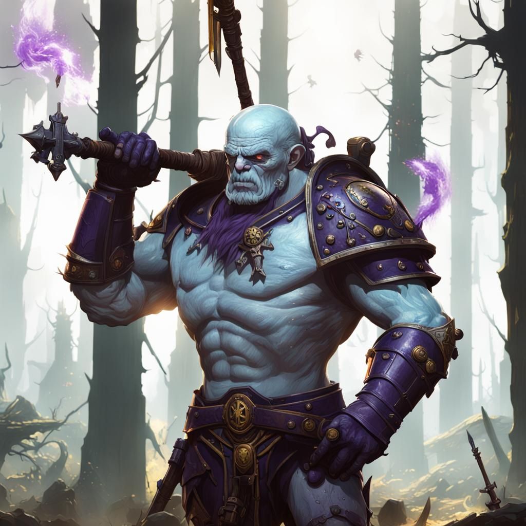 Dark Fantasy Necromancer Knight Concept Art