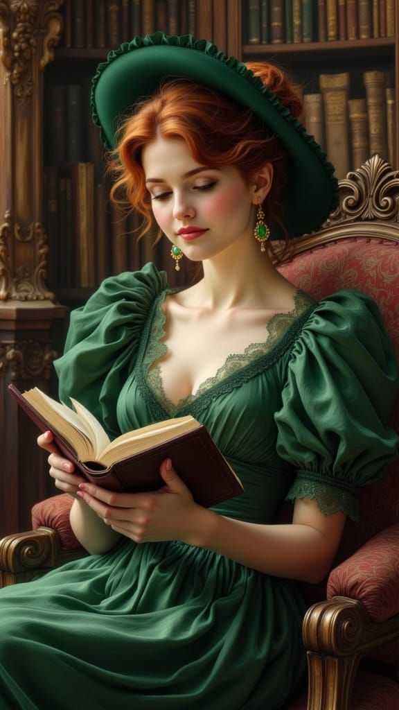 Constance Wilde Portrait in József Rippl-Rónai Style