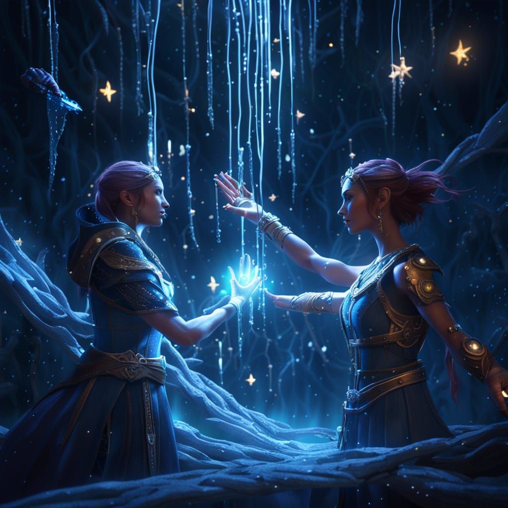 Fantasy Battle: Rain Caller vs. Star Weaver in Unreal Engine