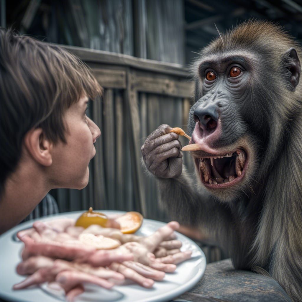 Honey, would you like to eat my nose off my face