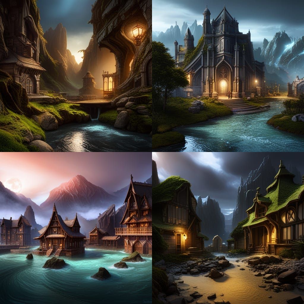 Fantastical Matte Painting in Unreal Engine 5